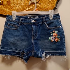 Denim shorts